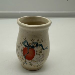 International Tableworks Marmalade Spice Jar Vase No Lid Goose Geese Apple